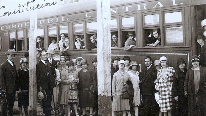 Viajeros del ramal Talca-Constitución, primera mitad del siglo XX