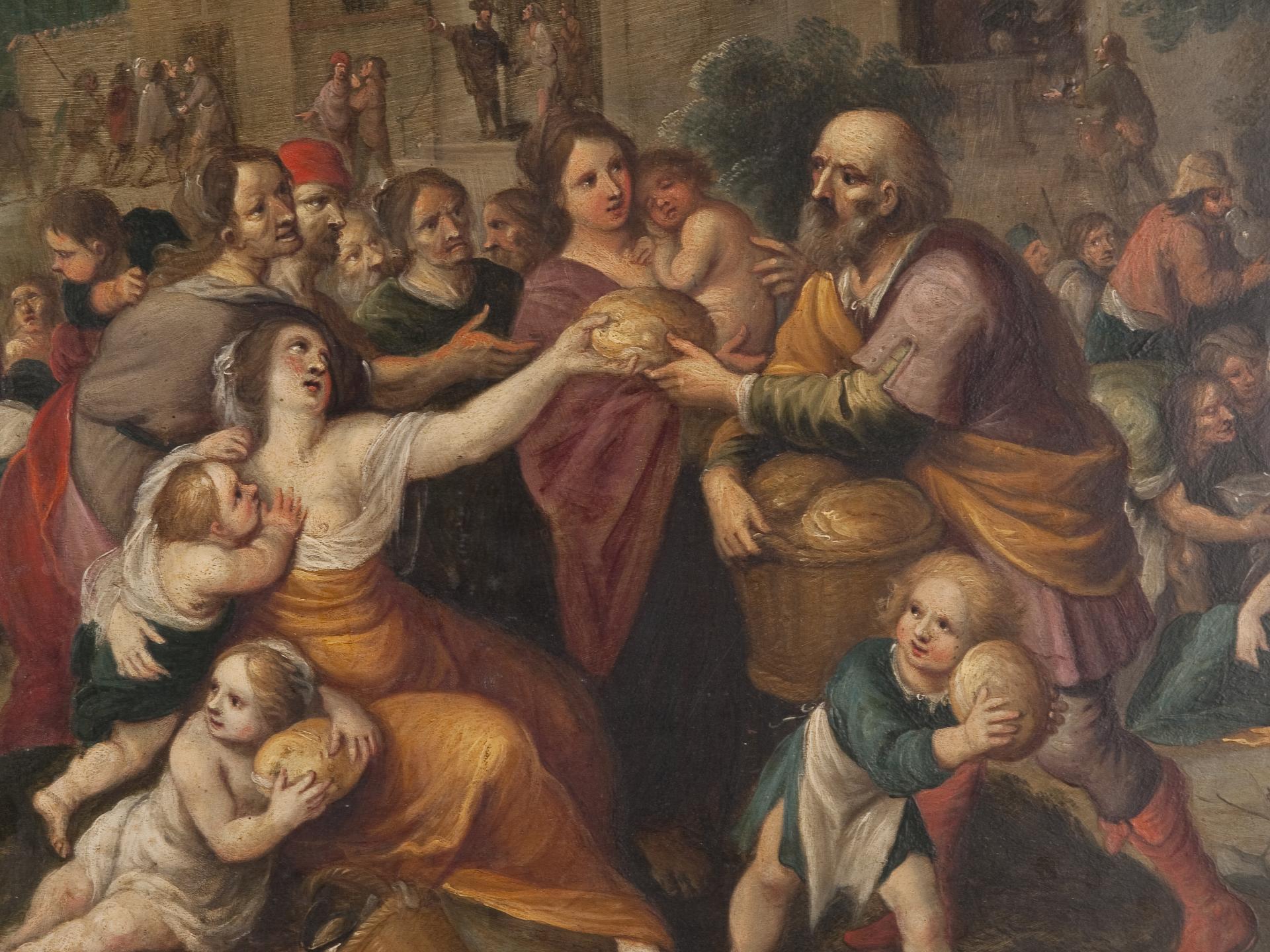 Las siete obras de la misericordia (detalle)