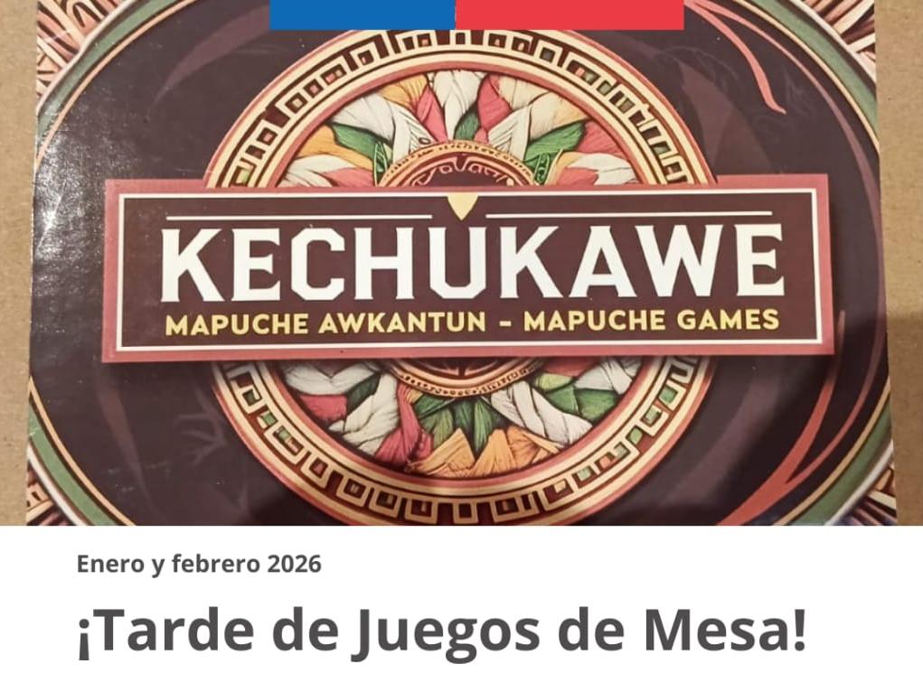 Afiche tarde de juegos de mesa