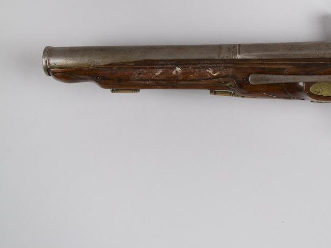 Pistola de chispa, siglo XIX