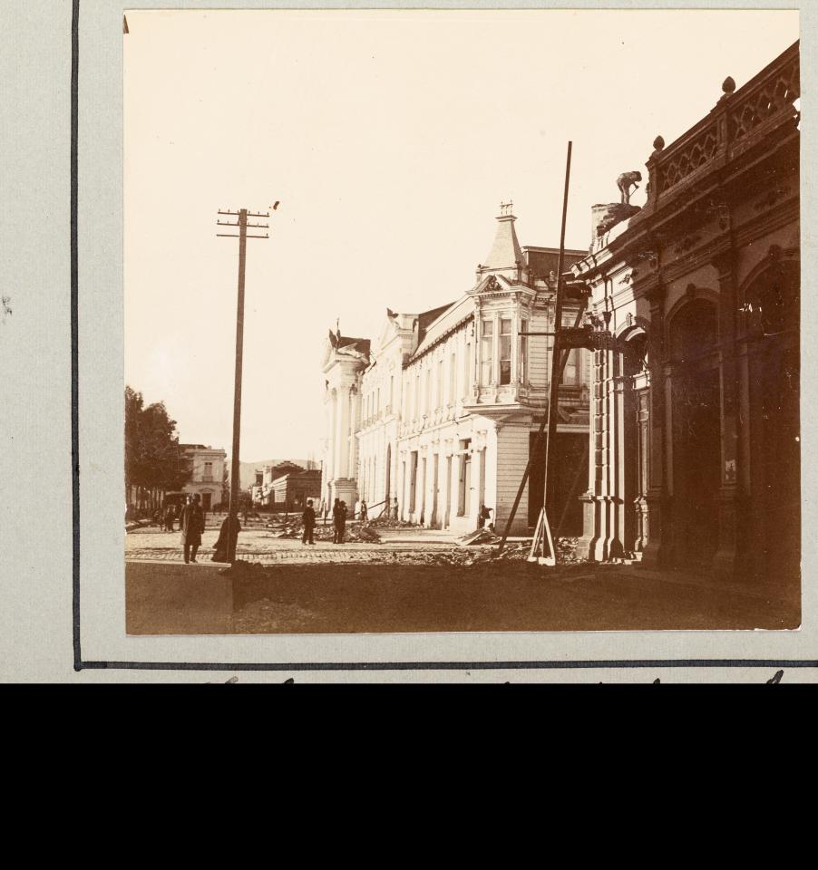 Lado Oriente de la Plaza, 1906