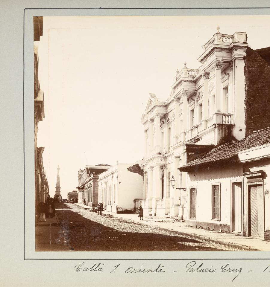 Calle 1 Oriente-Palacio Cruz 1906, 1906