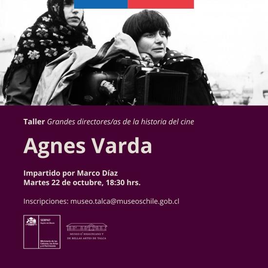 Taller Grandes Directoras y Directores de la Historia del Cine. Agnes Varda
