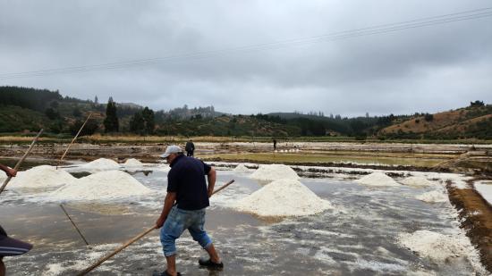 Salinero en Yoncavén