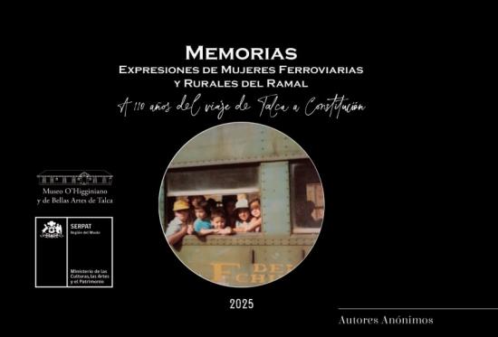Tapa de fondo negro con una imagen circular donde se aprecian mujeres mirando desde una ventana