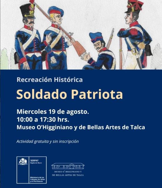 Imágenes de soldados patriotas del período de la Independencia