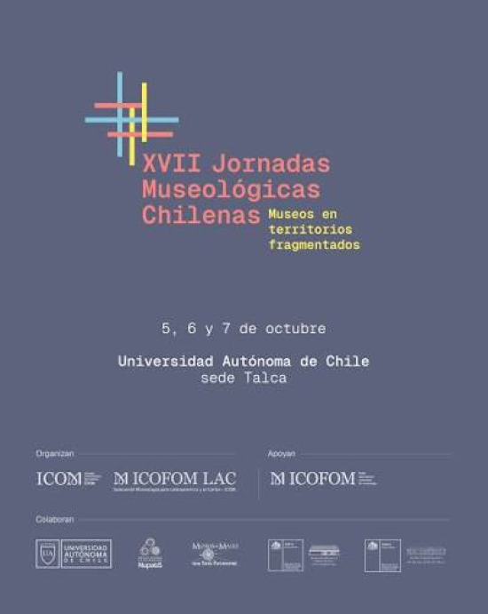 Afiche de las XVII Jornadas Museológicas Chilenas